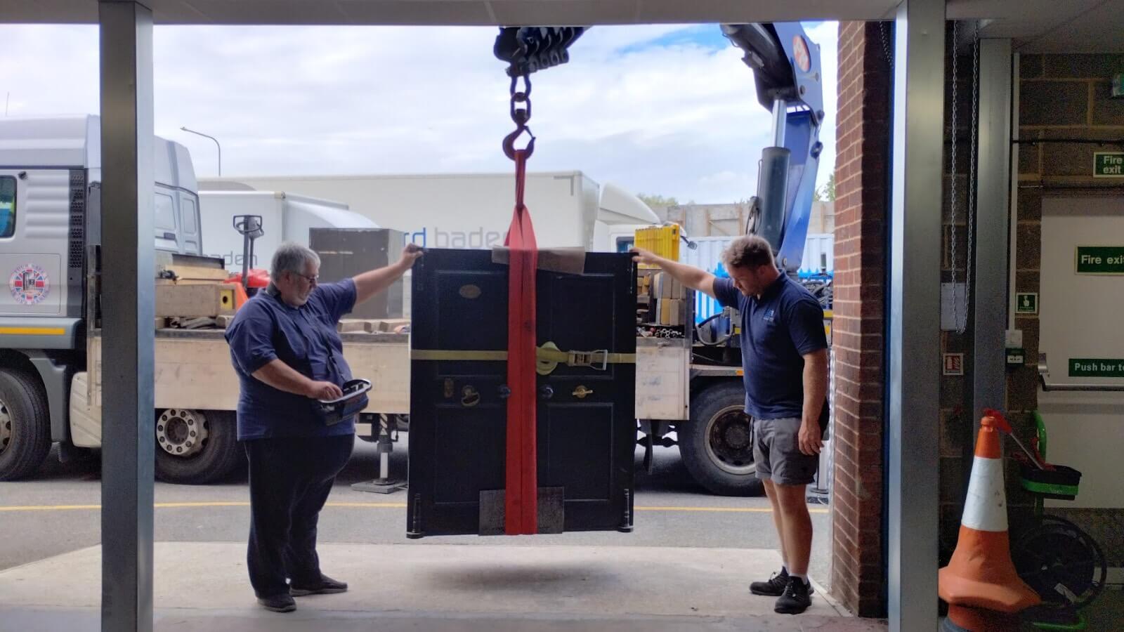 Cube Relocations relocating Skinner's Company's Safe