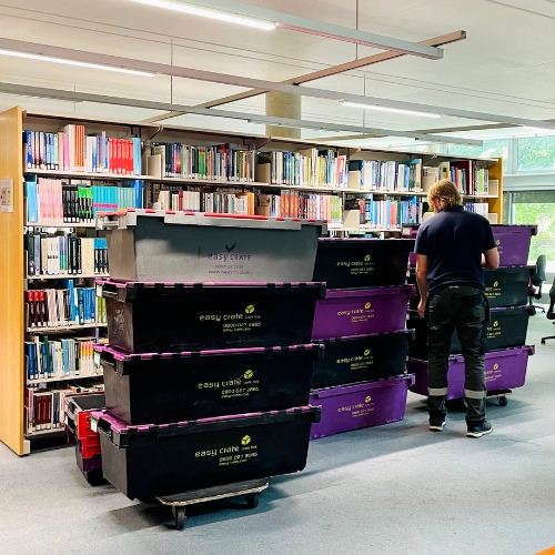 University of Brighton - The Great Move From Falmer Campus Library and St Peter’s House Library To Aldrich Library (1)